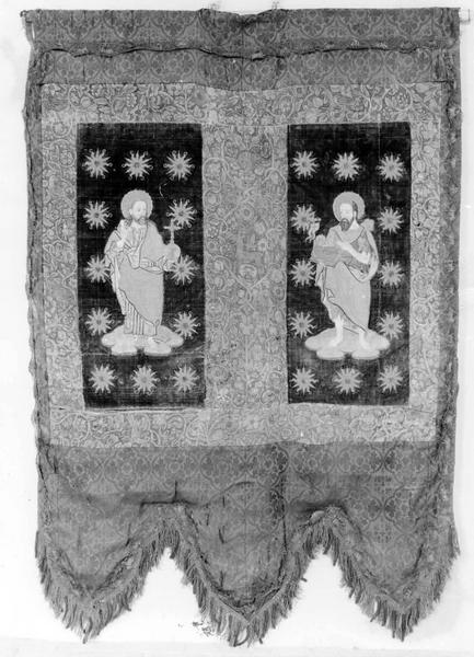 Oeuvre disparue. Figure biblique (Salvator mundi; Saint-Jean-Baptiste; IHS)