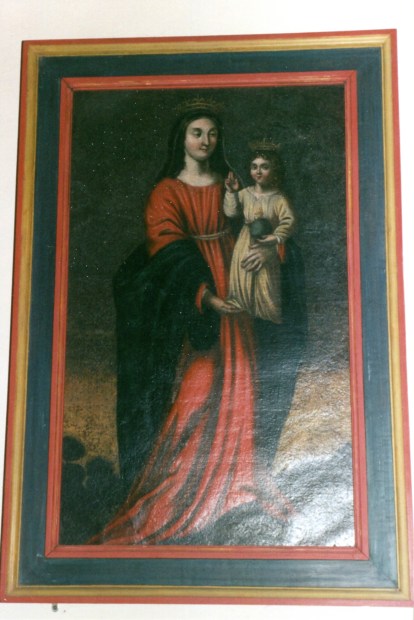 toile vierge à l'enfant