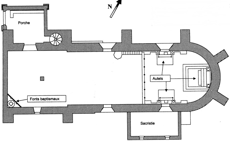 plan église Lagrâce-Dieu3