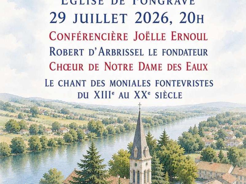 Le Chant des Moniales Fontevristes du XIIIe au XXe siècle, église de Fongrave – 29 juillet&nbsp;2026